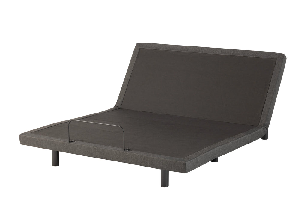 Dark grey Sleepyhead adjustable bed base on a white background