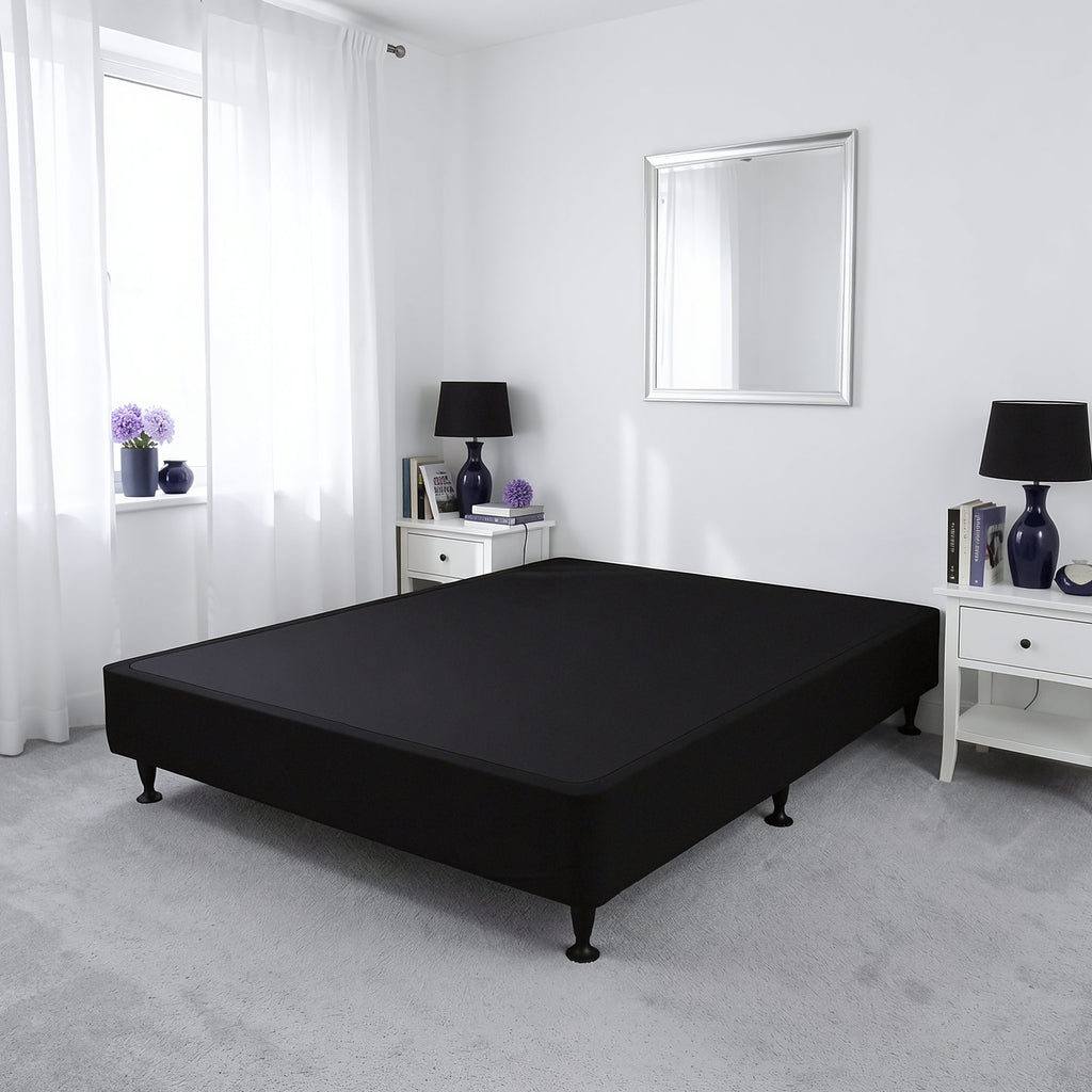 Sleepyhead kitset bed base in a bedroom setting