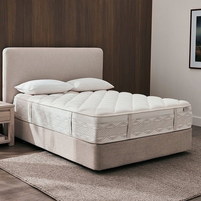 Sleepyhead Sanctuary bed with pillows in a bedroom setting